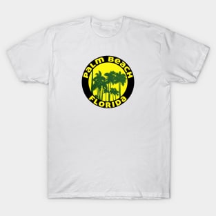 Palm Beach Florida Keys Beach Ocean Travel T-Shirt